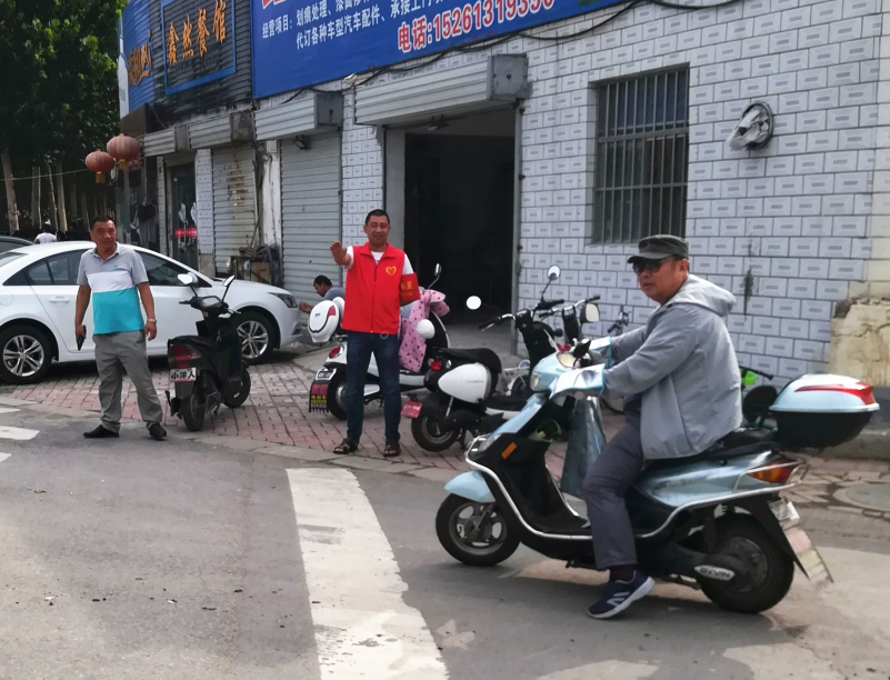 共建交通文明崗  助力文明城市創(chuàng  )建