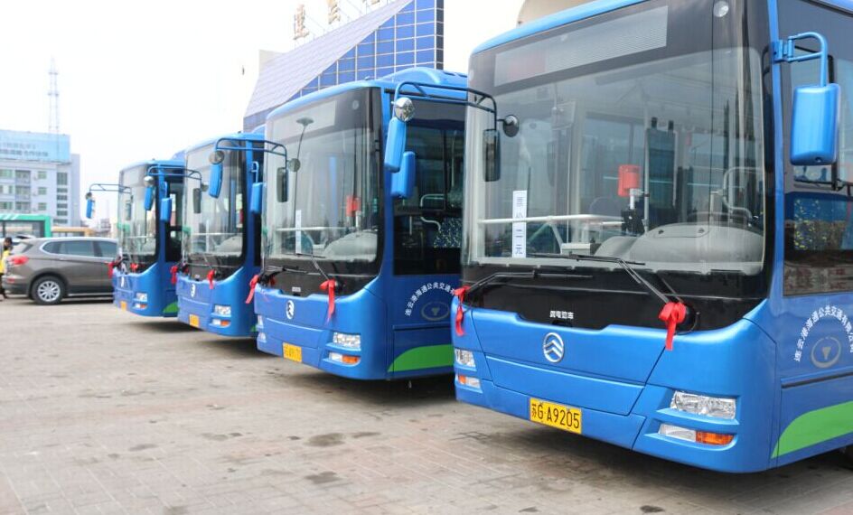 公交5路、8路、10路、23路更新新能源純電動(dòng)車(chē)輛