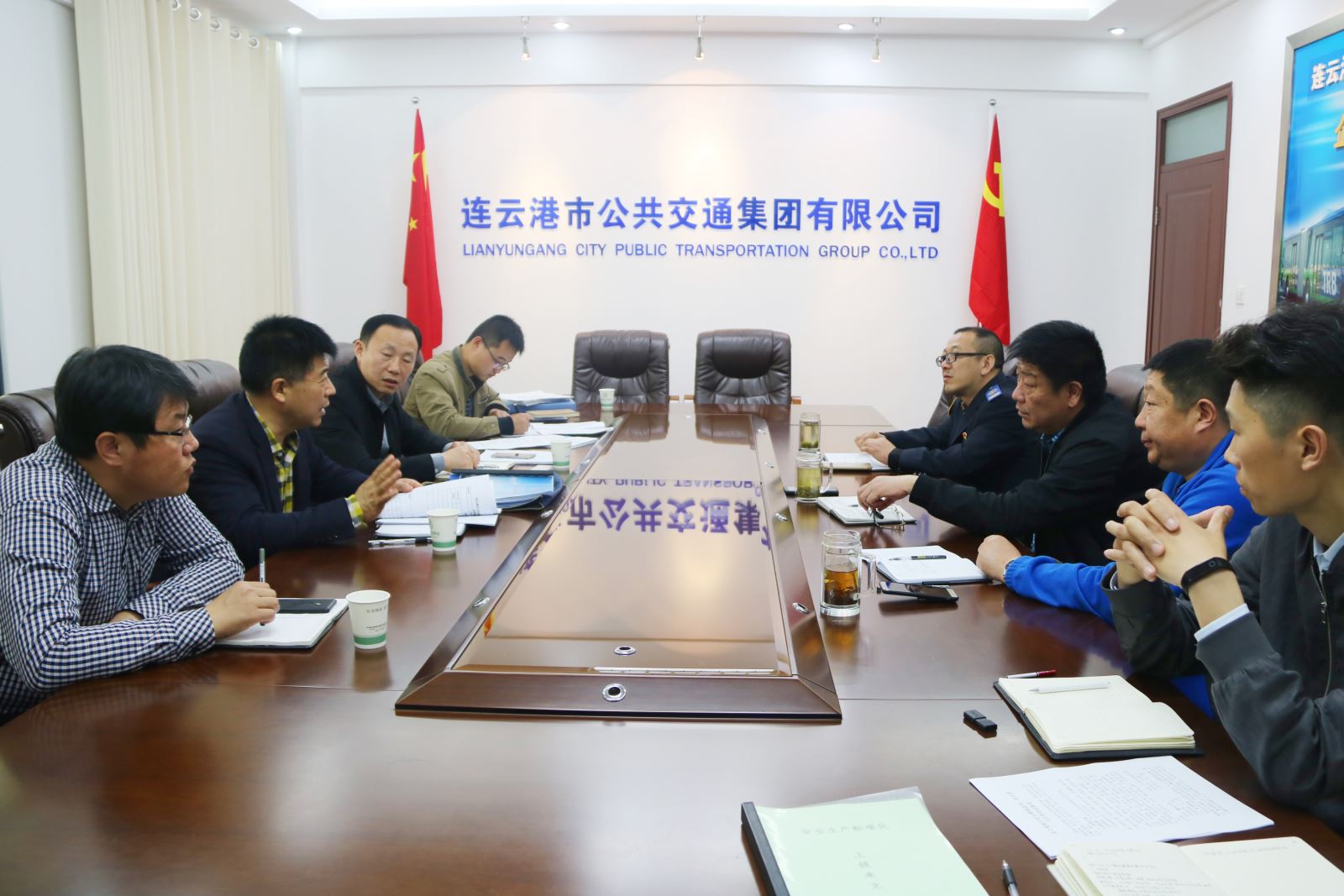 市運管處到公交集團督查安全工作開(kāi)展情況